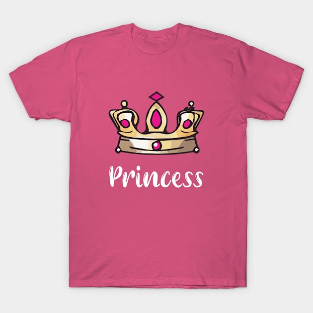 Royal Princess Crown T-Shirt by BeckyS23